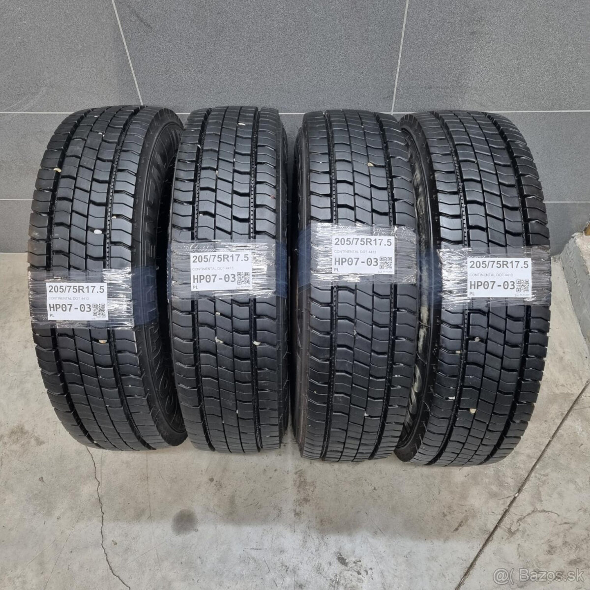 Nákladné pneumatiky 205/75 R17.5 CONTINENTAL DOT4413