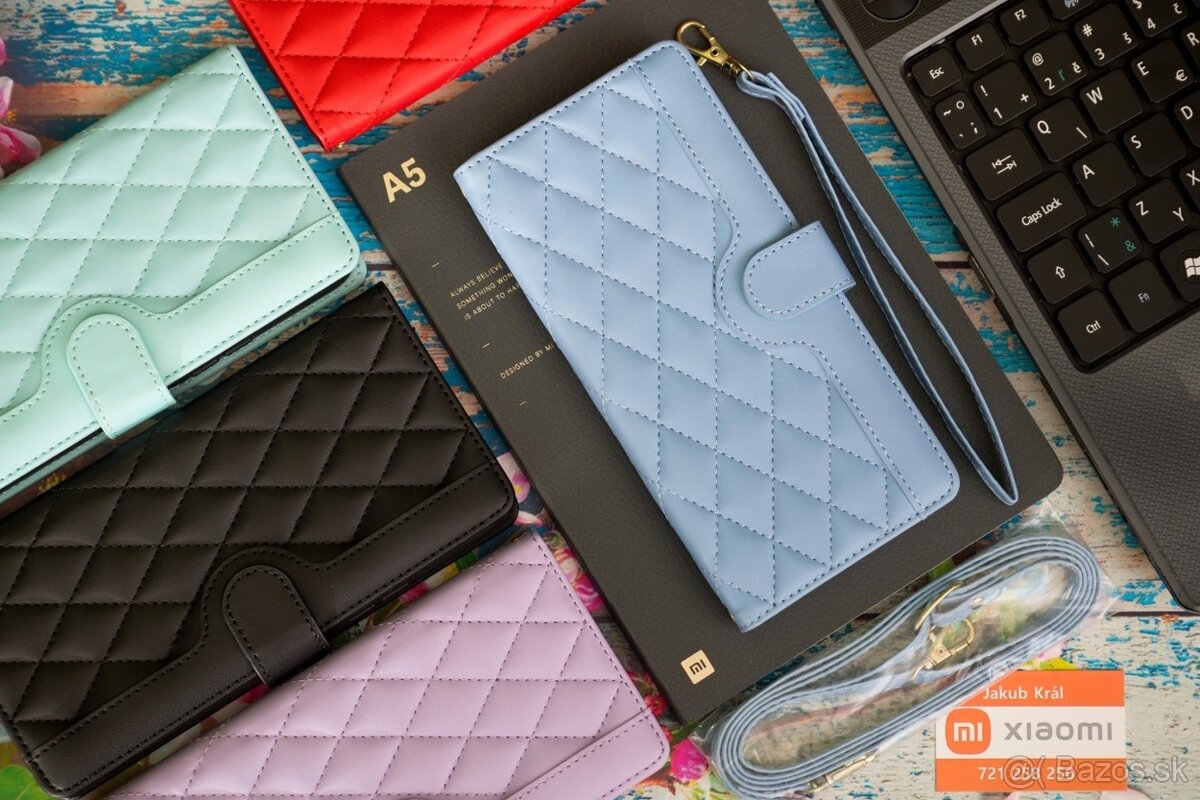 Zatváracie puzdro s 2 pútkami pre Xiaomi, Redmi i Poco