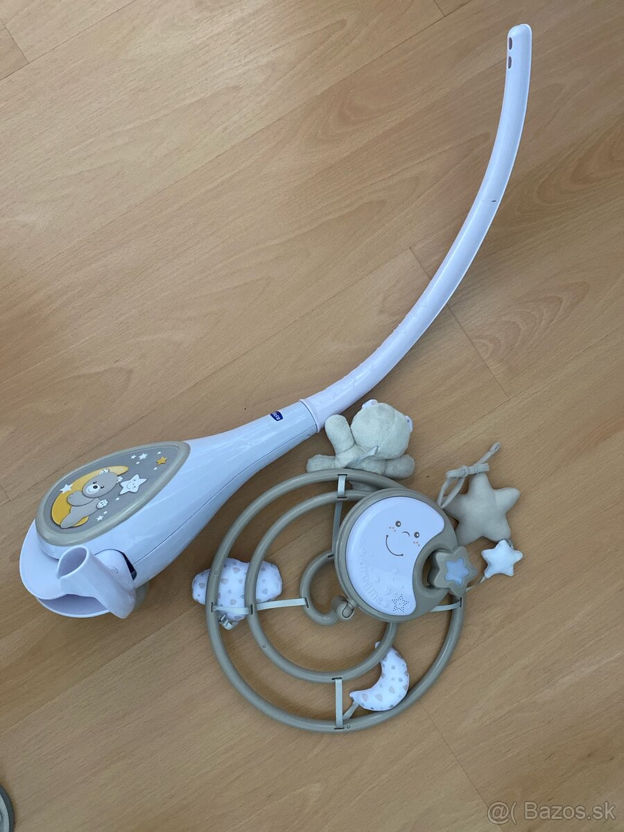 CHICCO Next2 Dreams Beige hudobný kolotoč AKO NOVE
