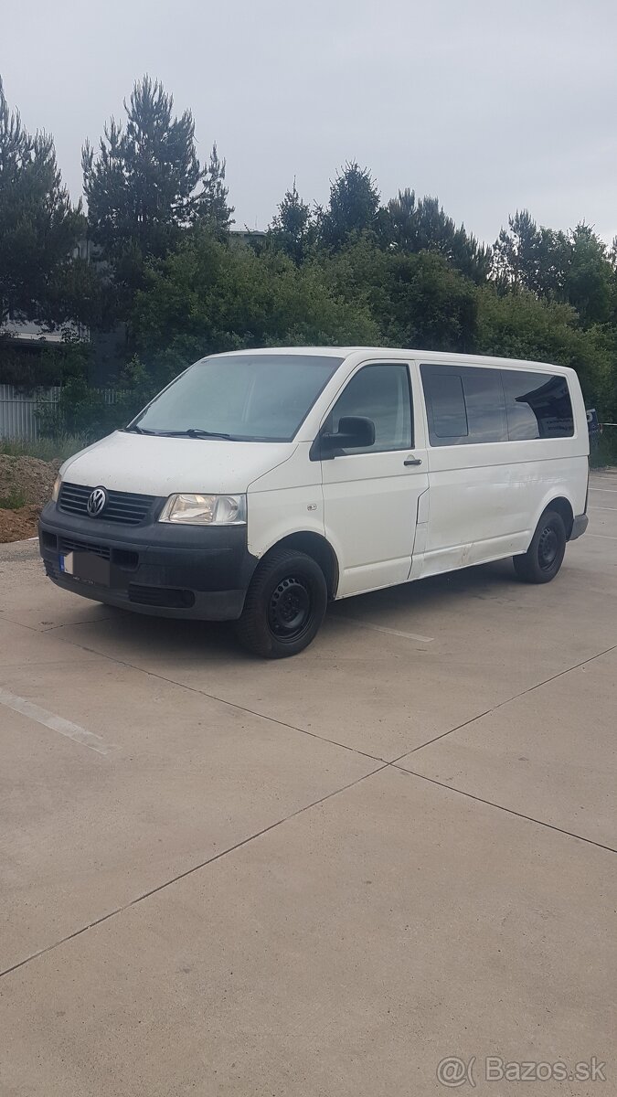 t5 transporter 1.9tdi long 9-miestne