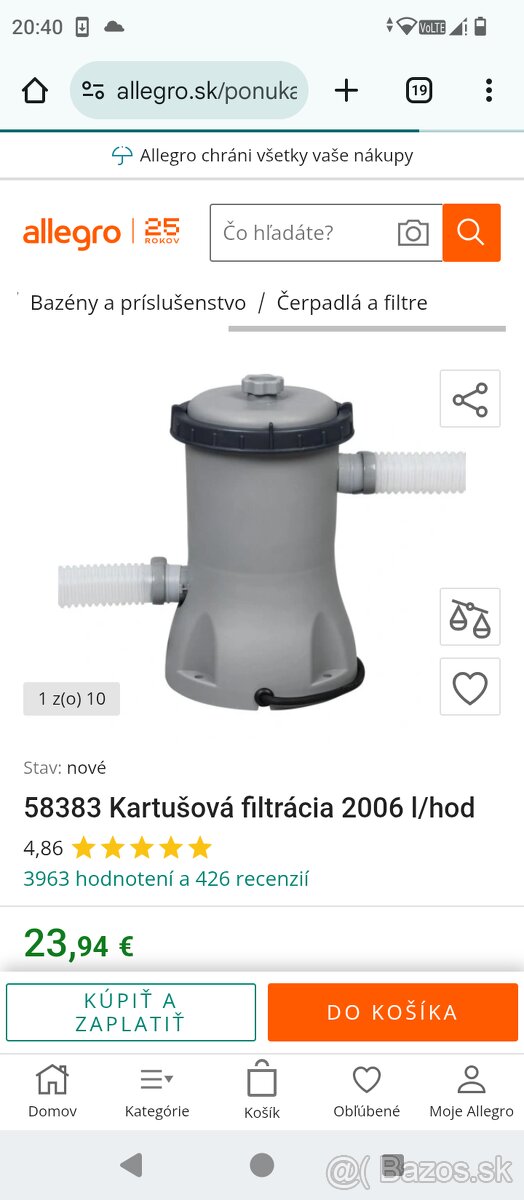 Kartusova filtracia