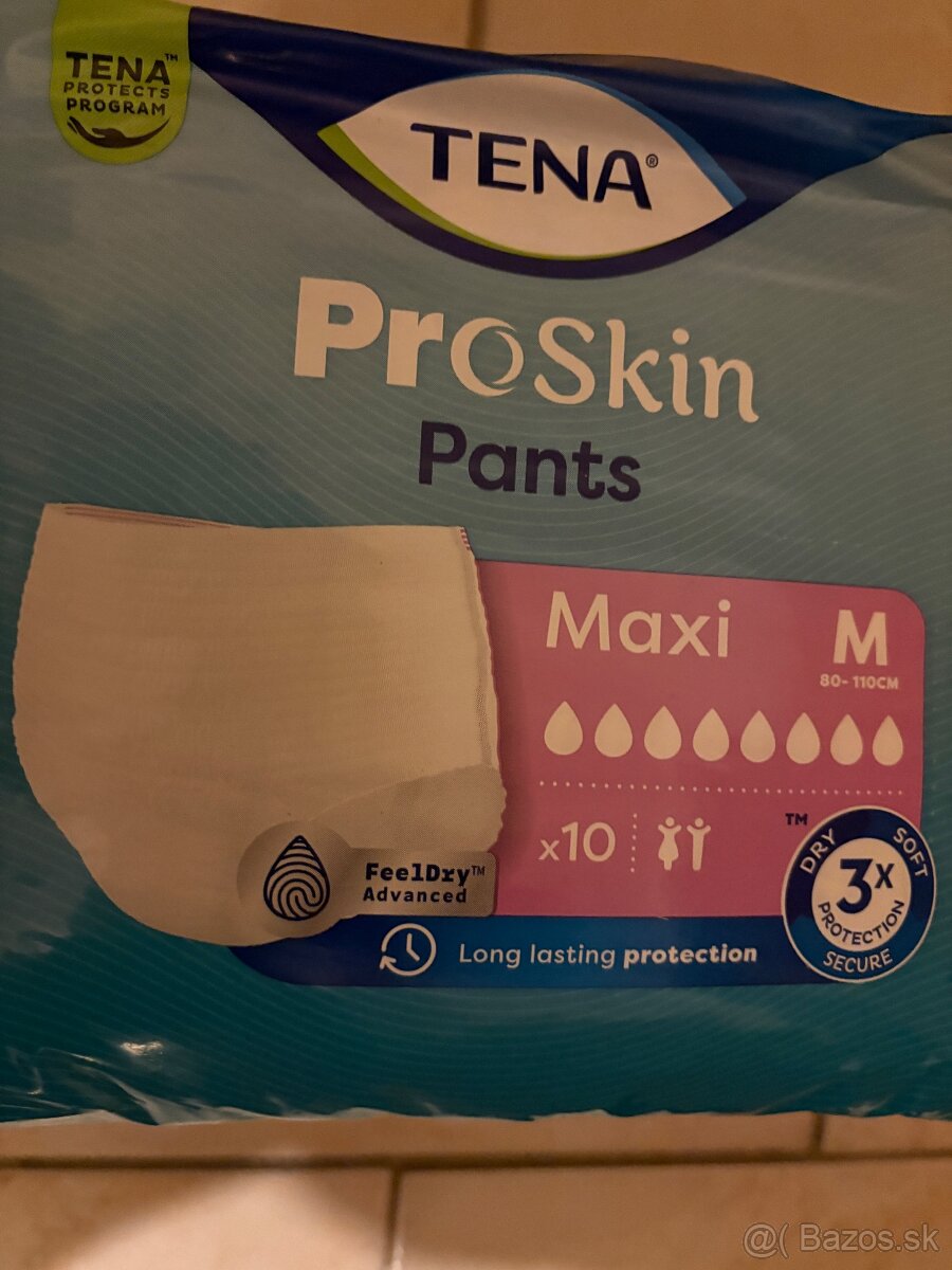 Inkontinenčné naťahovacie plienky Tena