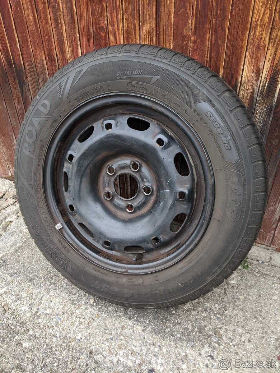 Letné pneumatiky na diskoch, 165/70 R14