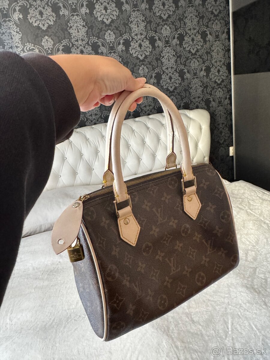 kožena kabelka louis vuitton monogram speedy