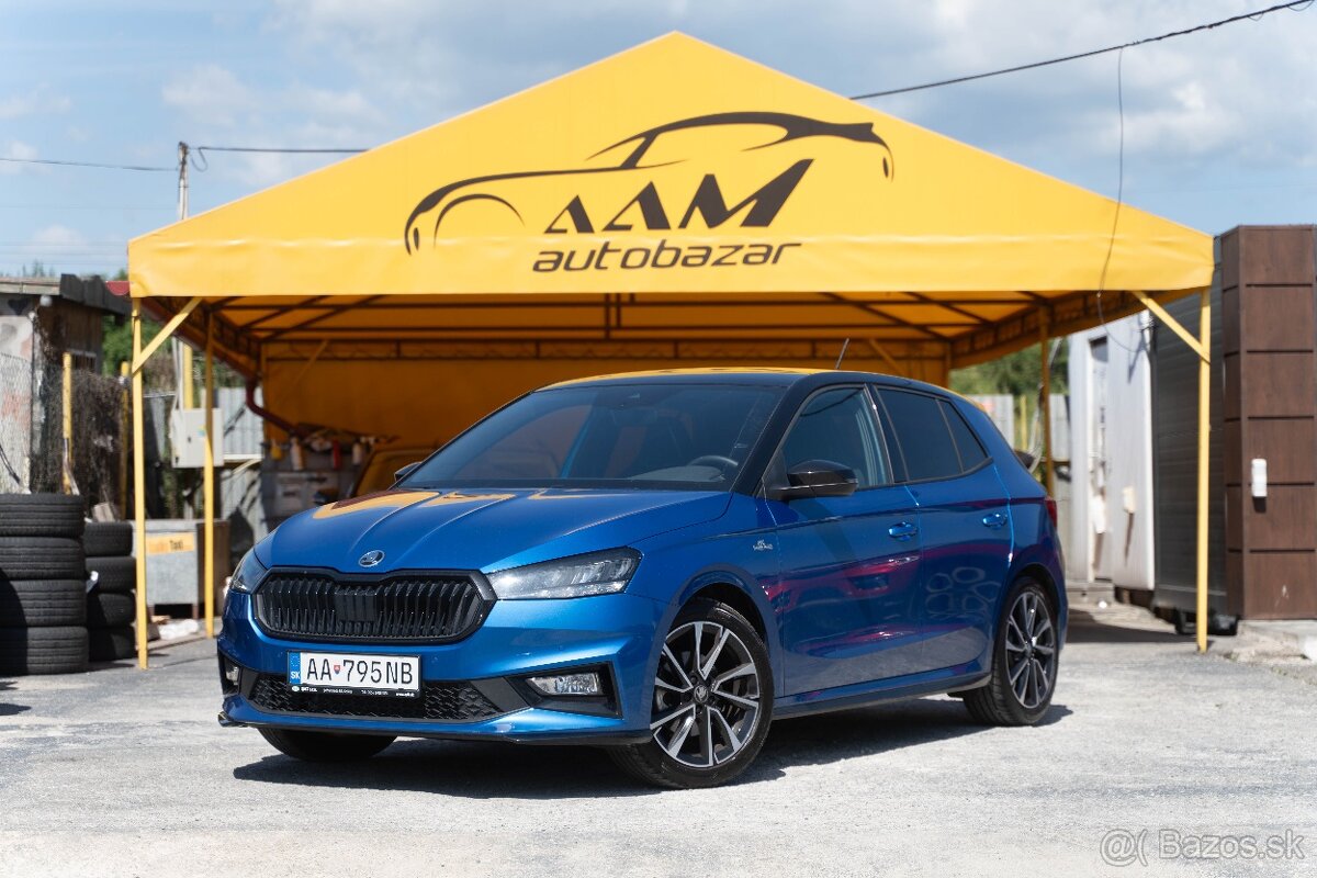 -2025- Škoda Fabia 1.5 TSI Monte Carlo DSG / V ZÁRUKE / DPH