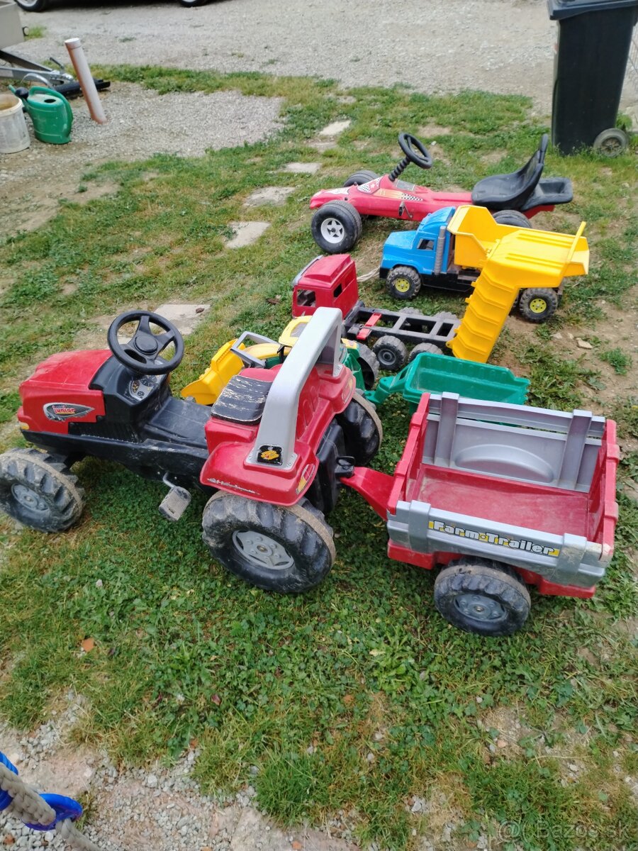 Detský slapaci traktor formula