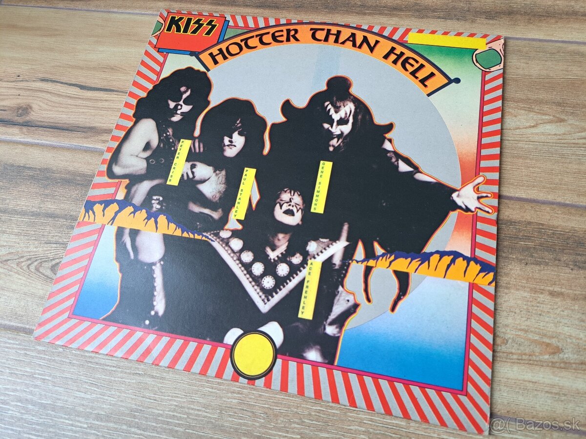 Lp KISS - Hotter Than Hell