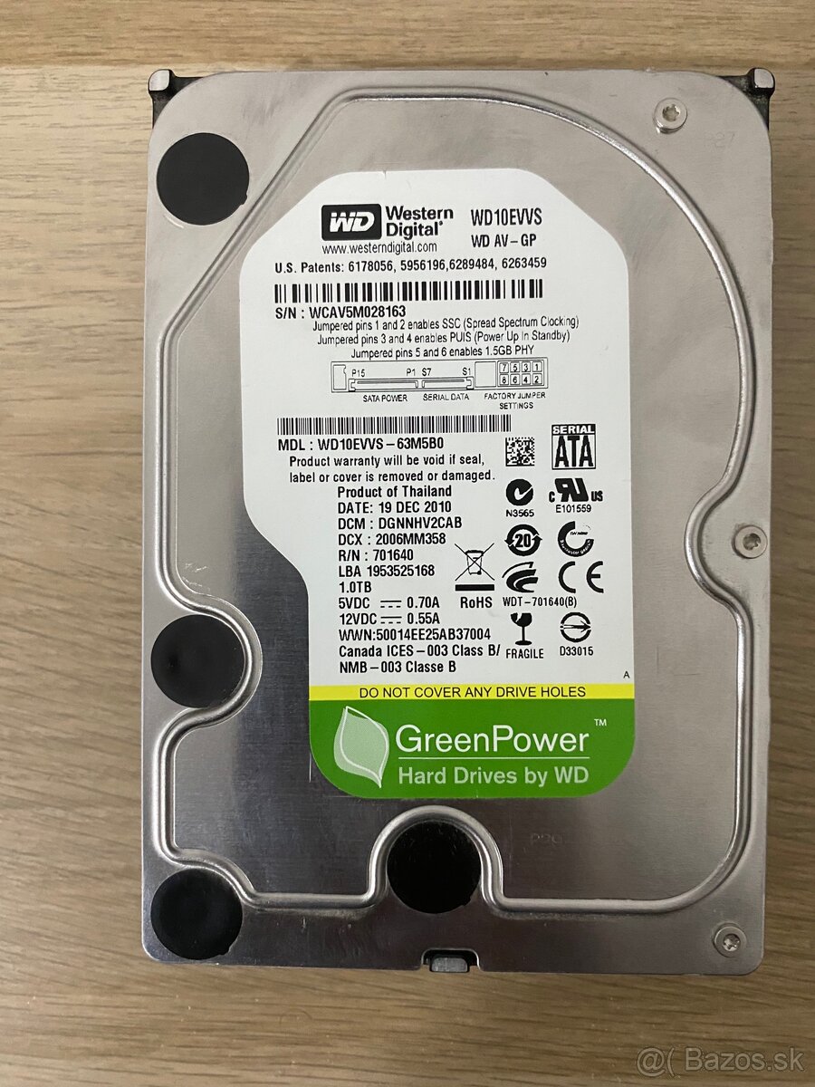 Western Digital Caviar Green Power 1TB