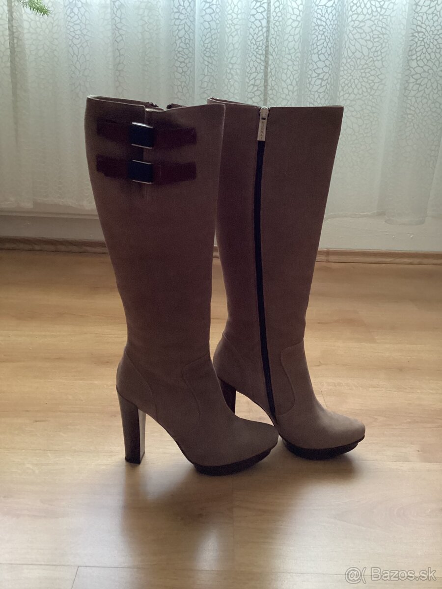 Kožené čižmy Mugnai