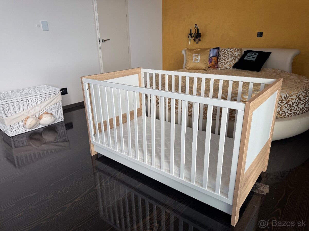 Detská polohovatelna postielka