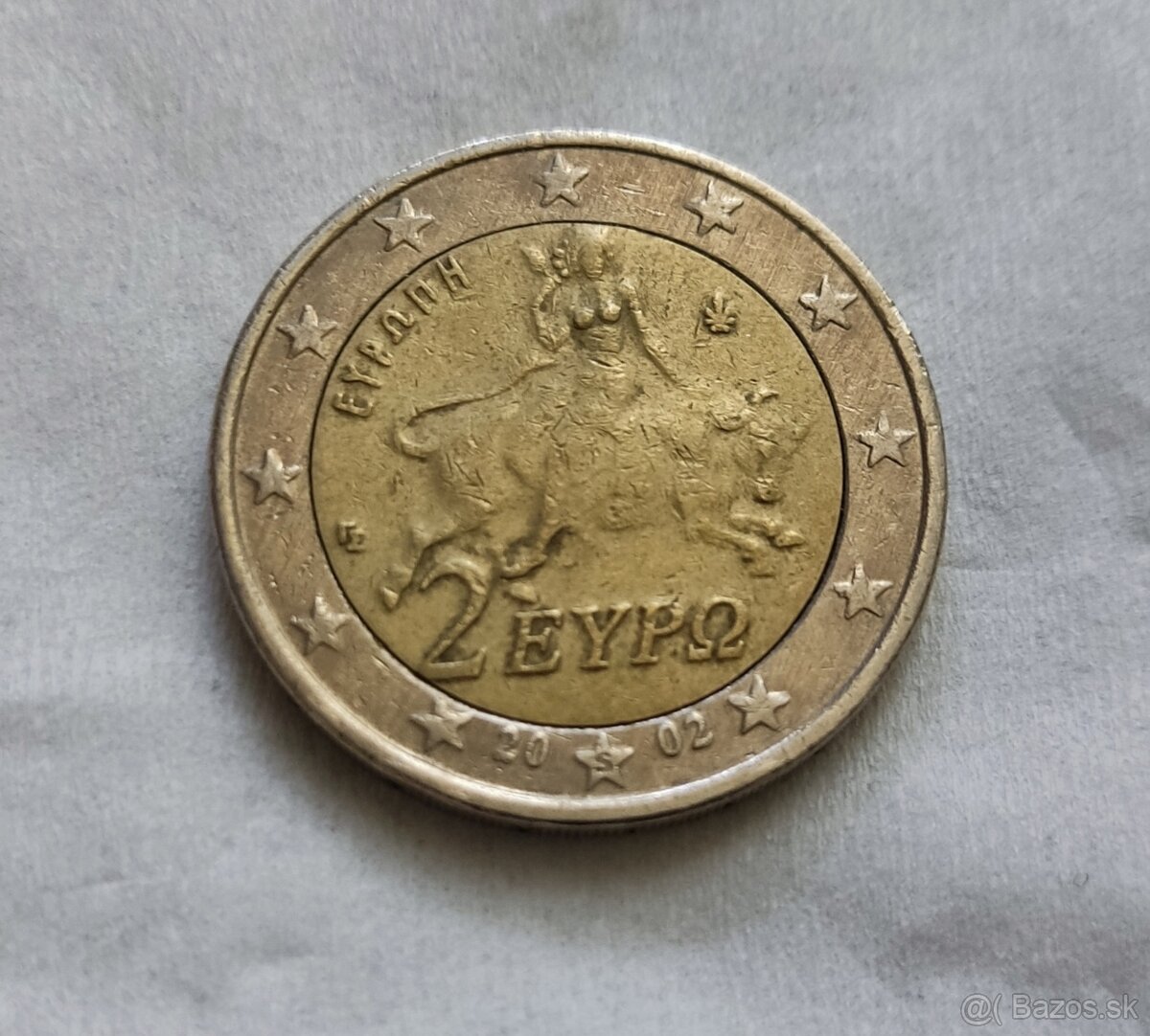 2 EUR Grécko r. 2002