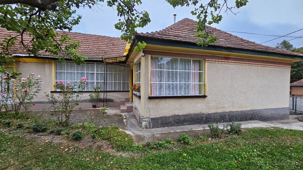 Hollóháza - udržiavaný 3 izbový rodinný dom na peknom pozemk