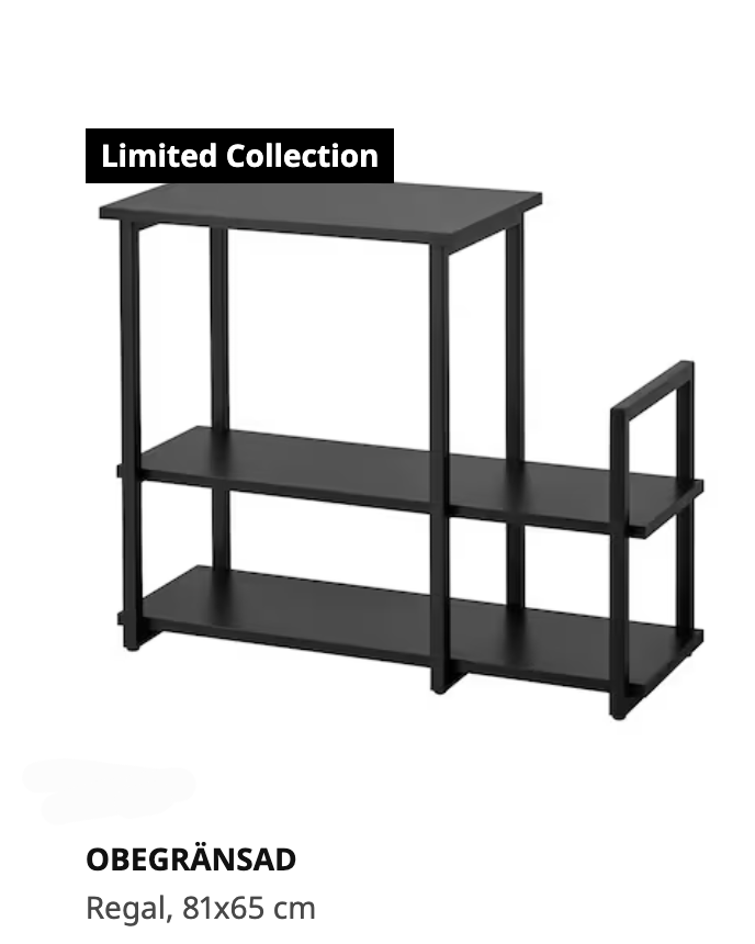 Ikea Obegränsad Regal