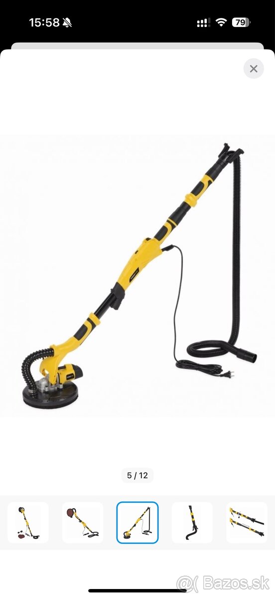 Brúska na sádrokartón POWERPLUS POWX04761 + brúsne papiere