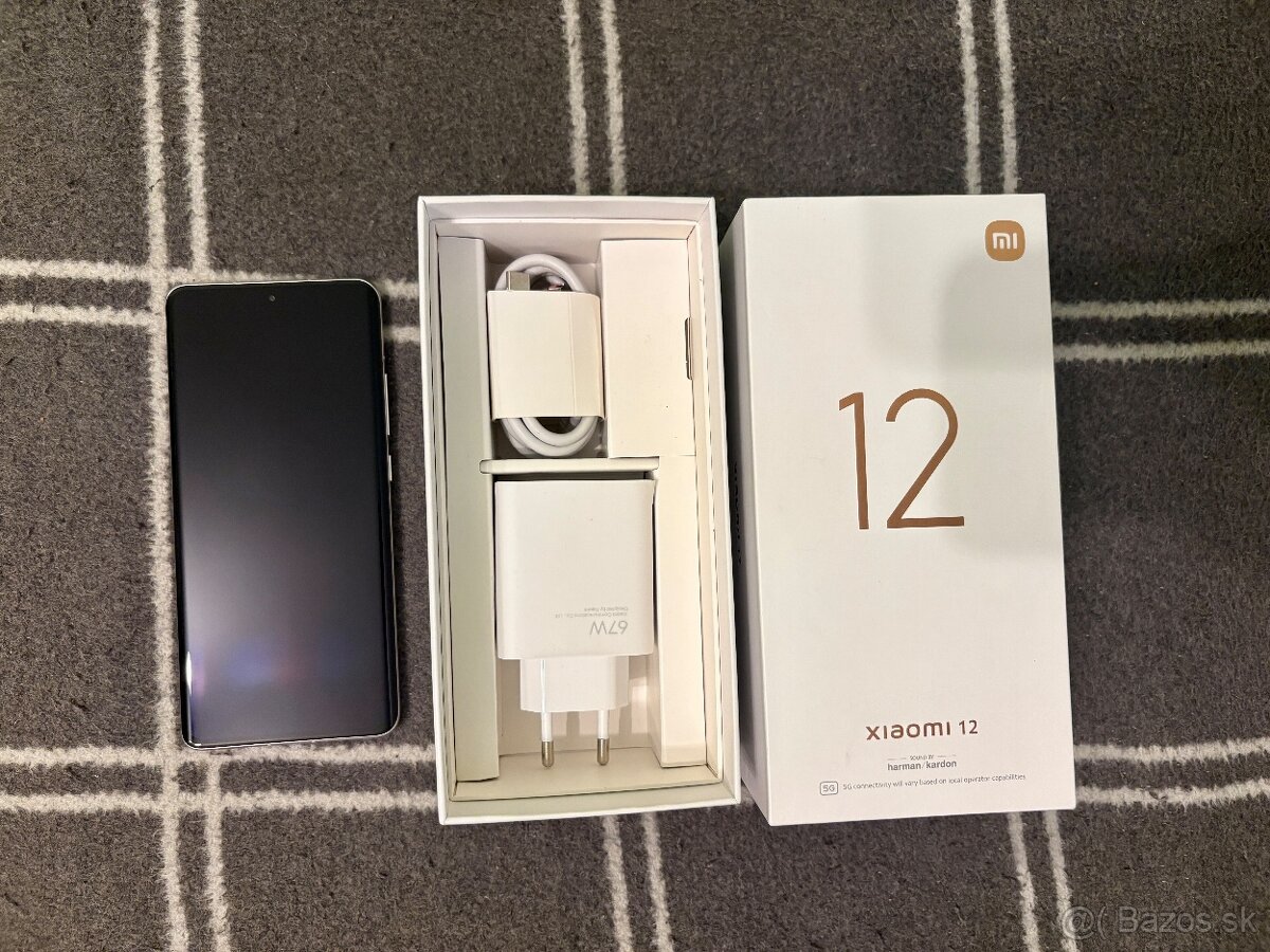 Xiaomi 12 128GB fialový - AKO NOVÝ