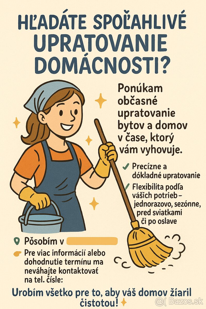 Upratovanie