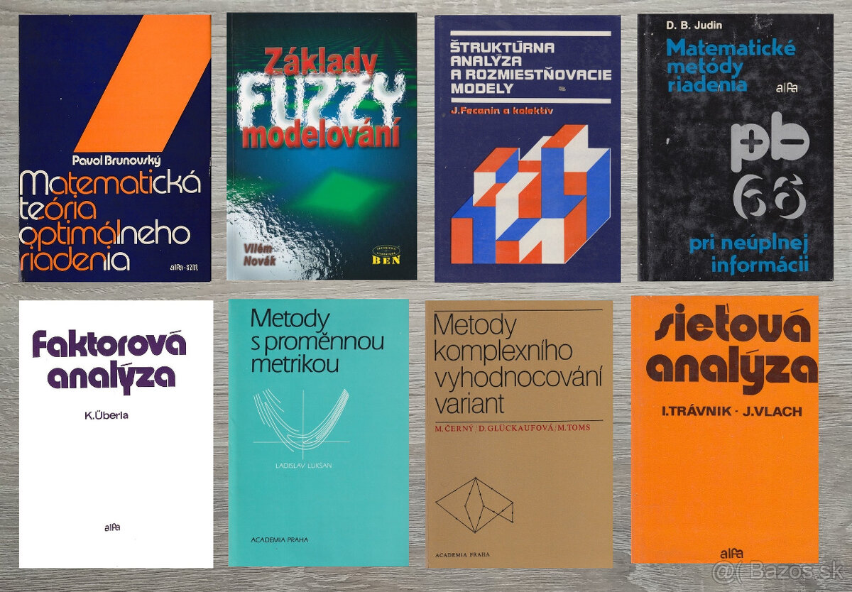 Matematika, operačná analýza, optimalizácia