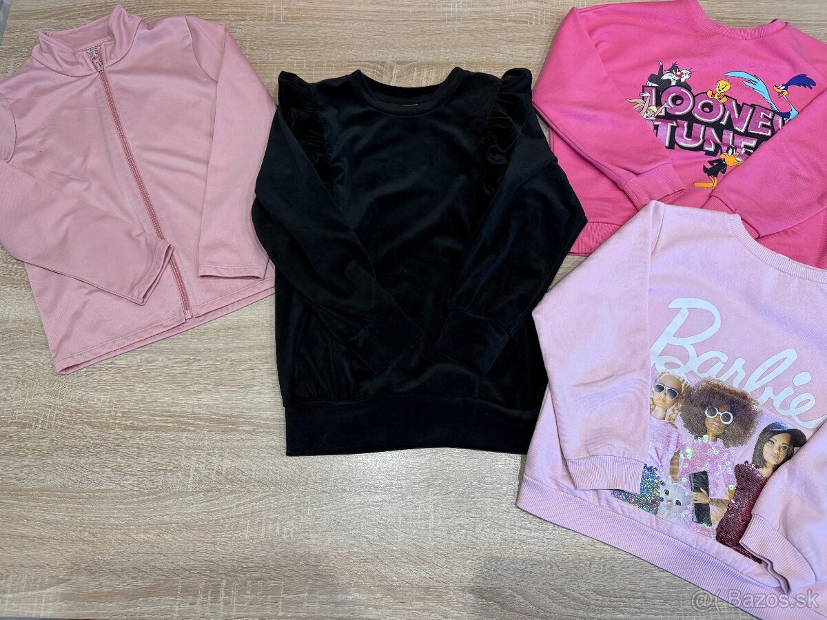 Dievčenský balík oblečenia vo veľkosti 122/128