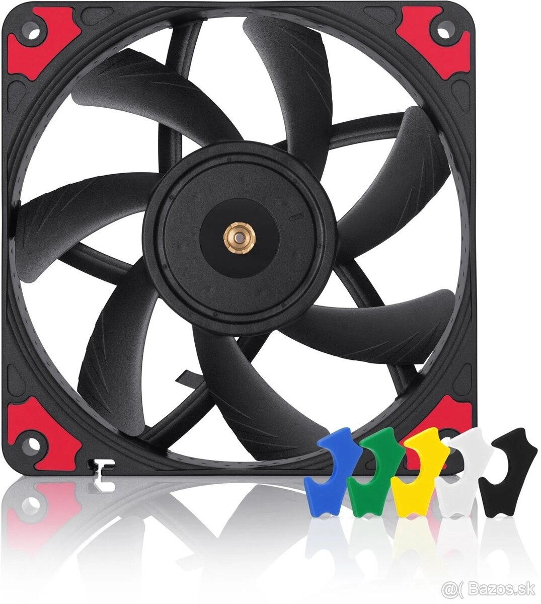 Predám 3x ventilátor Noctua NF-A12x15 PWM chromax.black.swap