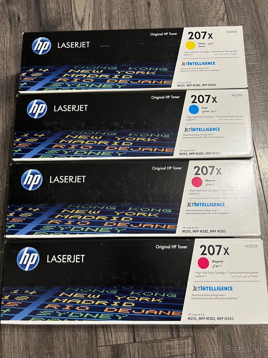 Original HP Toner W2210X,W2211X,W2212X,W2213X ( 207X)