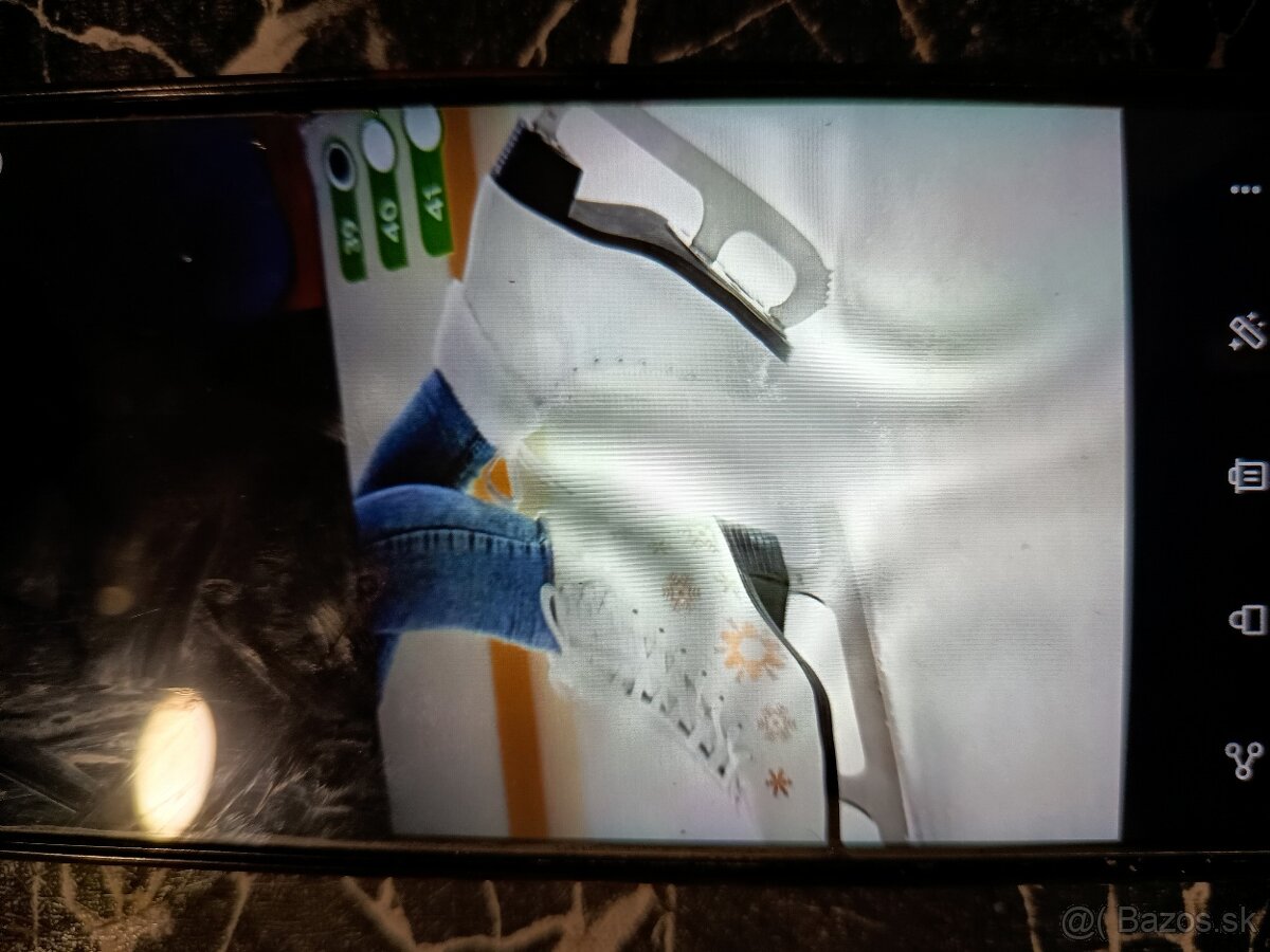 Predám ľadové korčule biele dámske