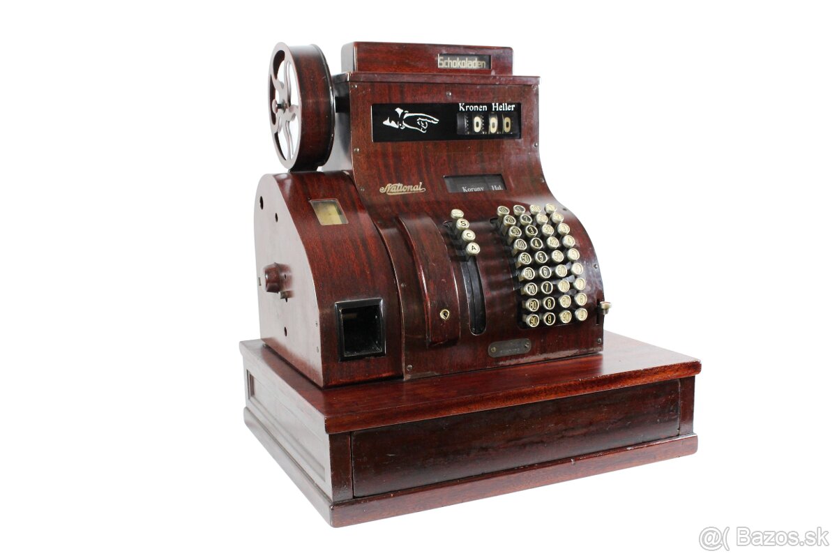 starožitná pokladňa National