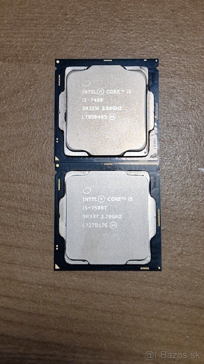 Intel I5 7400, I5 7500t