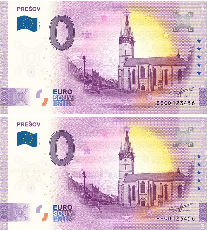 Predám 0 € bankovky od 3,50 rok 2021