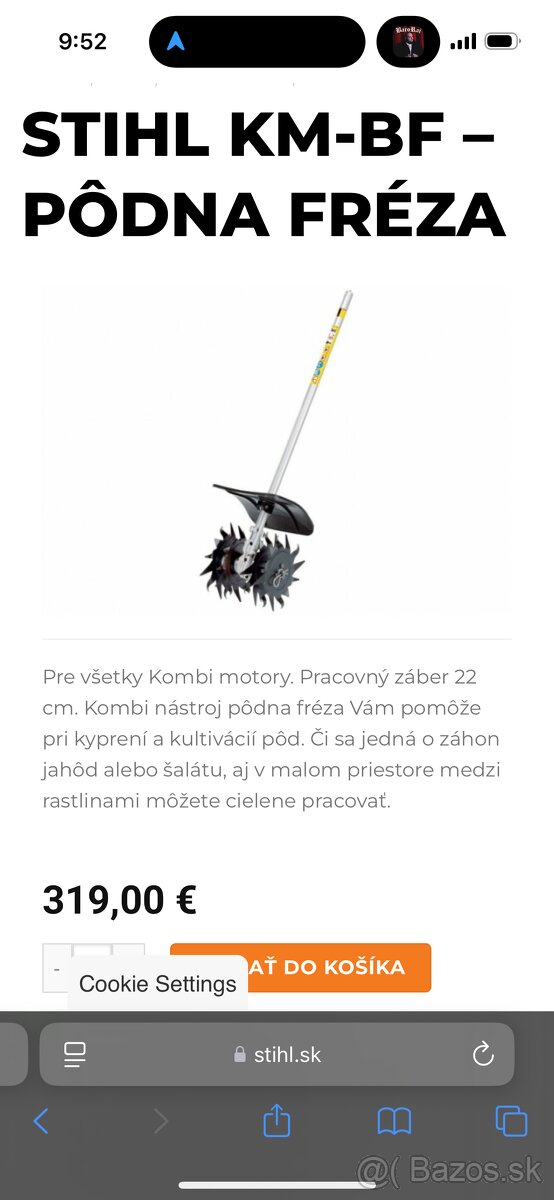 STIHL KM-BF – PÔDNA FRÉZA