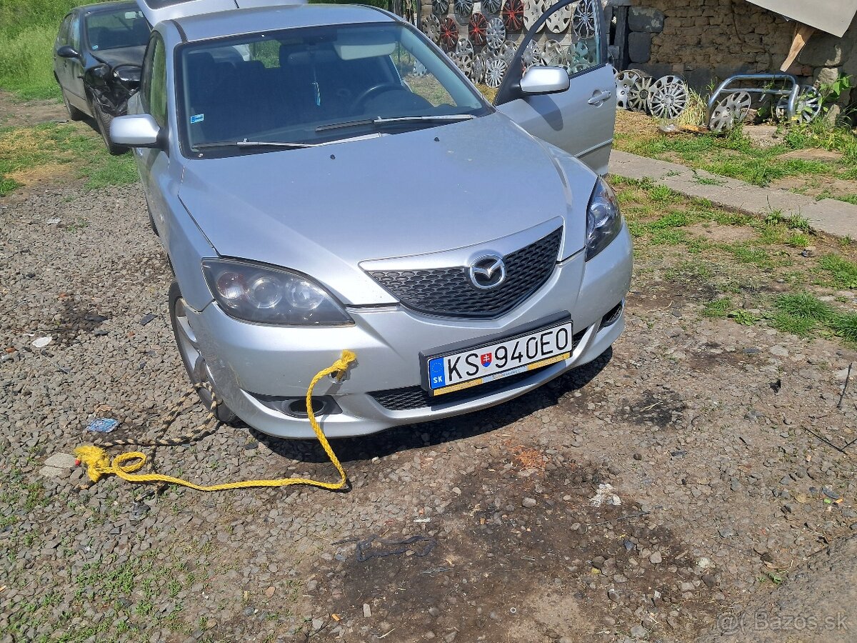 Rozpredám mazda 3 1.6hdi 80kw