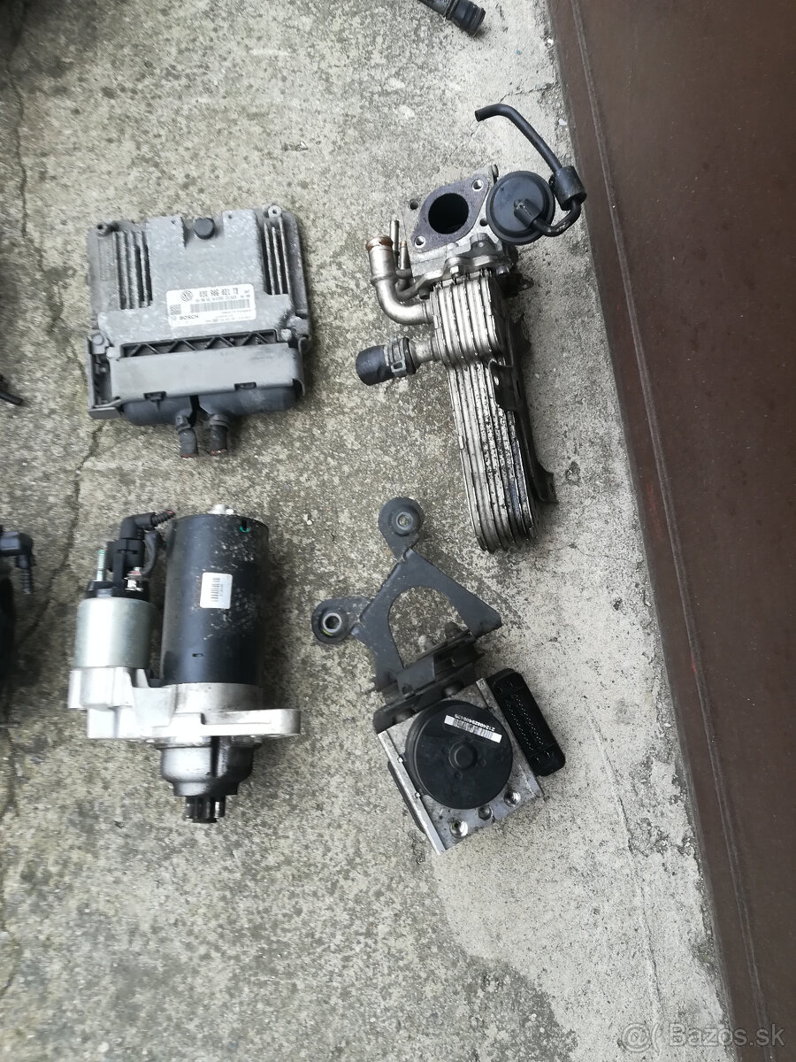 diely motora, rj motora, starter, filter, 1,9 tdi 77kw bxe