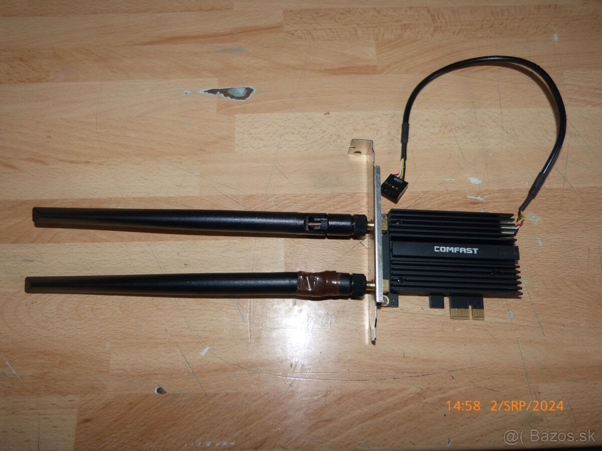pcie wifi 15e pci 10e a notebokove 5e kus