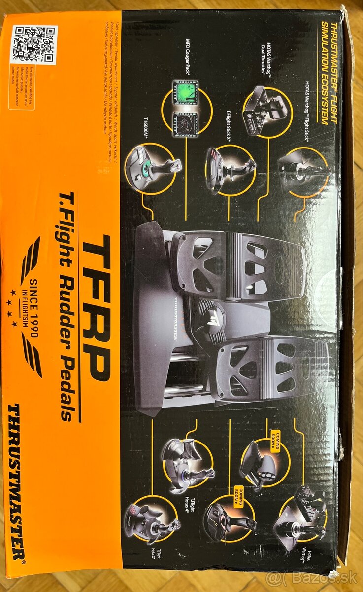 Pedále+ joystick na letecký simulátor (PC/PS4)