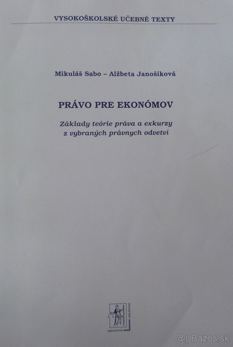 Právo pre ekonómov