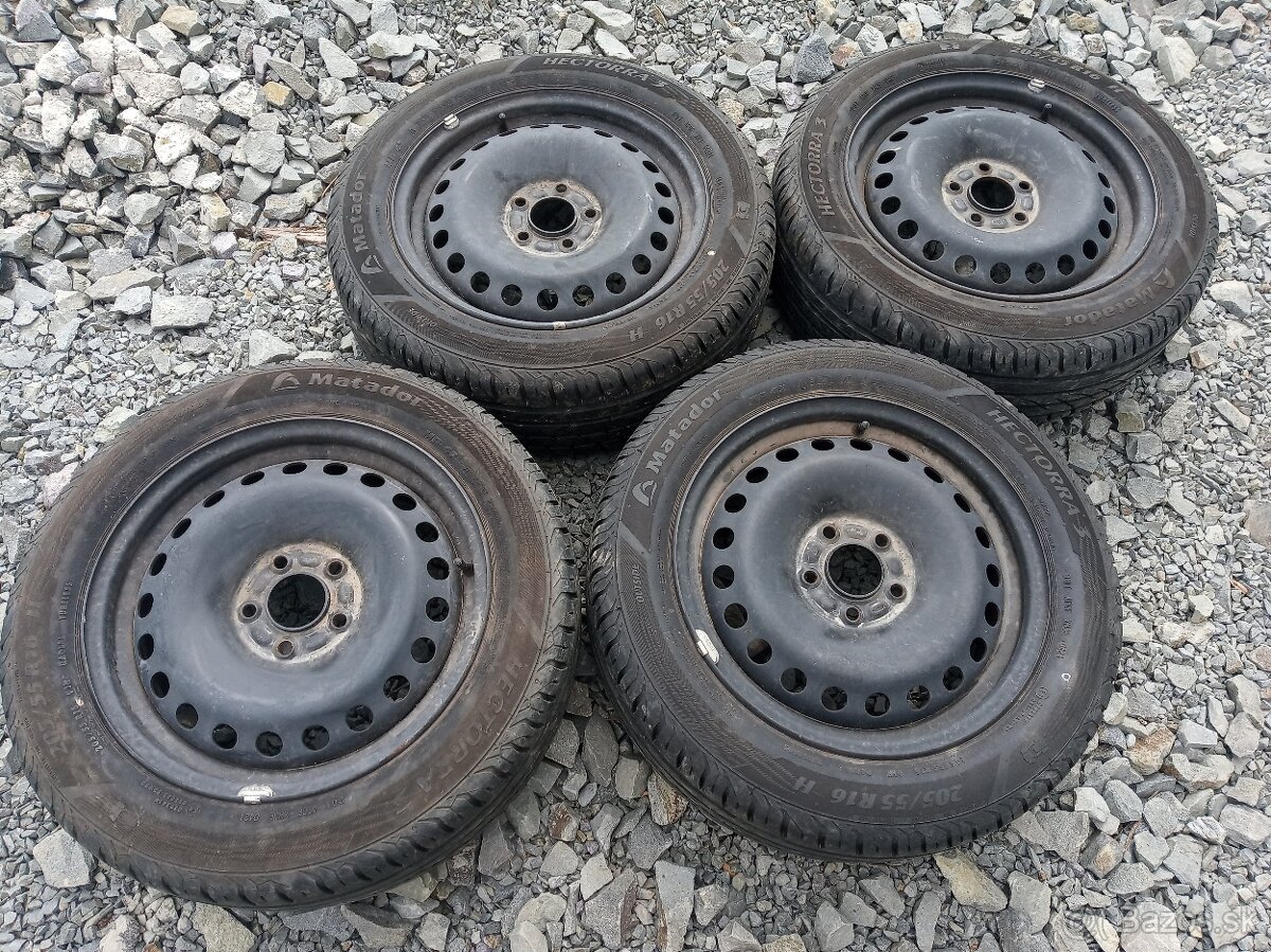 Matador Hectorra 3 - letné gumy, 205/55 R16 + plechove disky