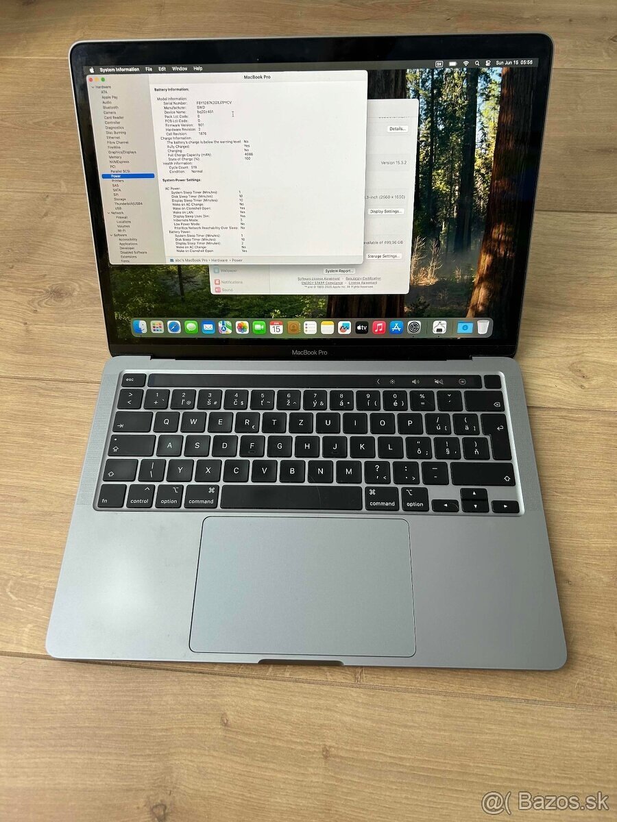 Predám MacBook PRO 13" (2020) – i5 / 16GB RAM / 500GB SSD