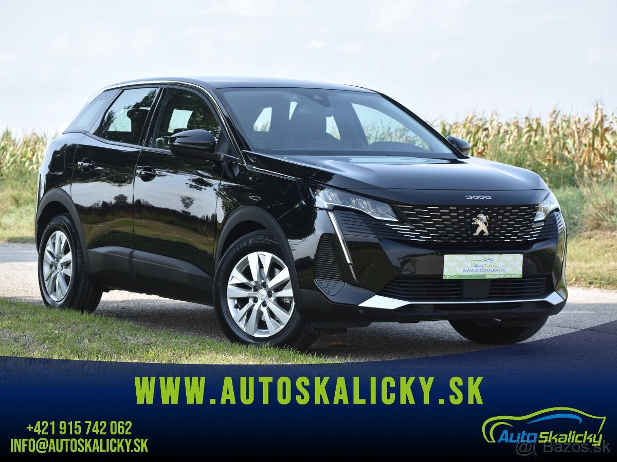 PEUGEOT 3008 1.5 HDI ROK 2021 //AUTOMAT//LED //ODPOČET DPH