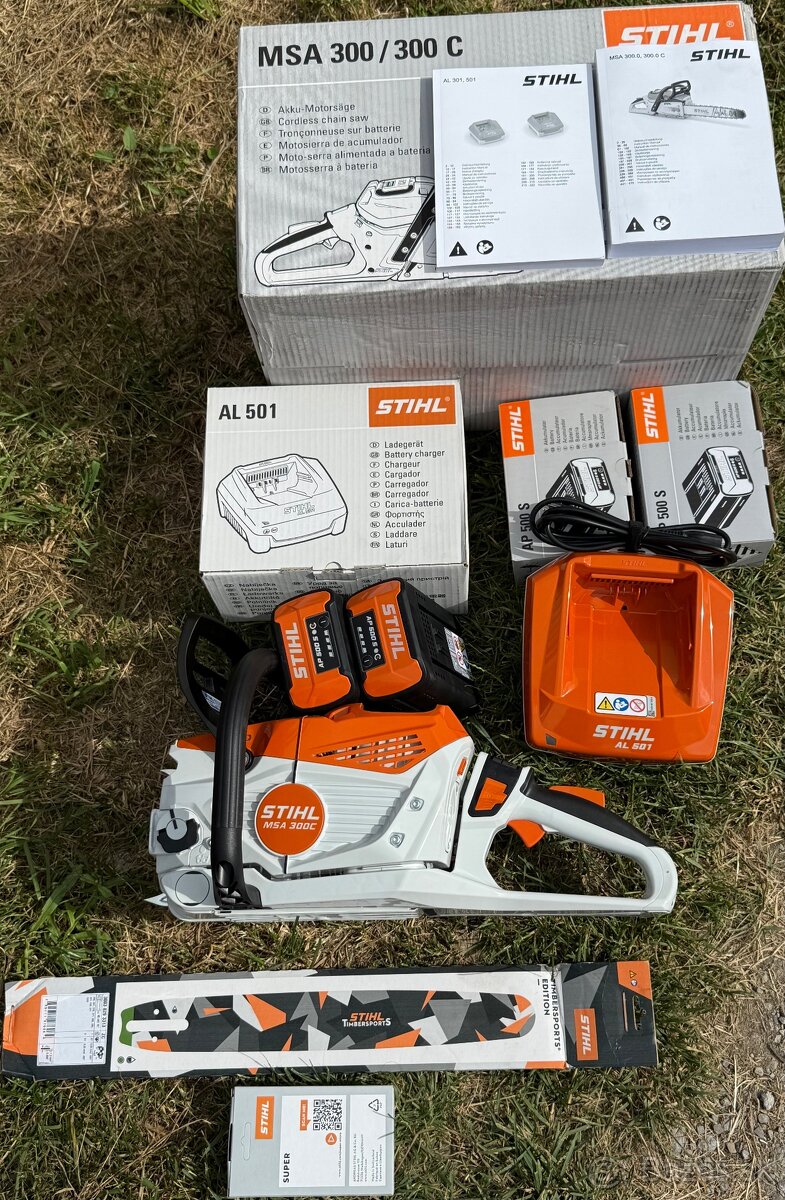 Predam aku pilu Stihl MSA 300komplet set