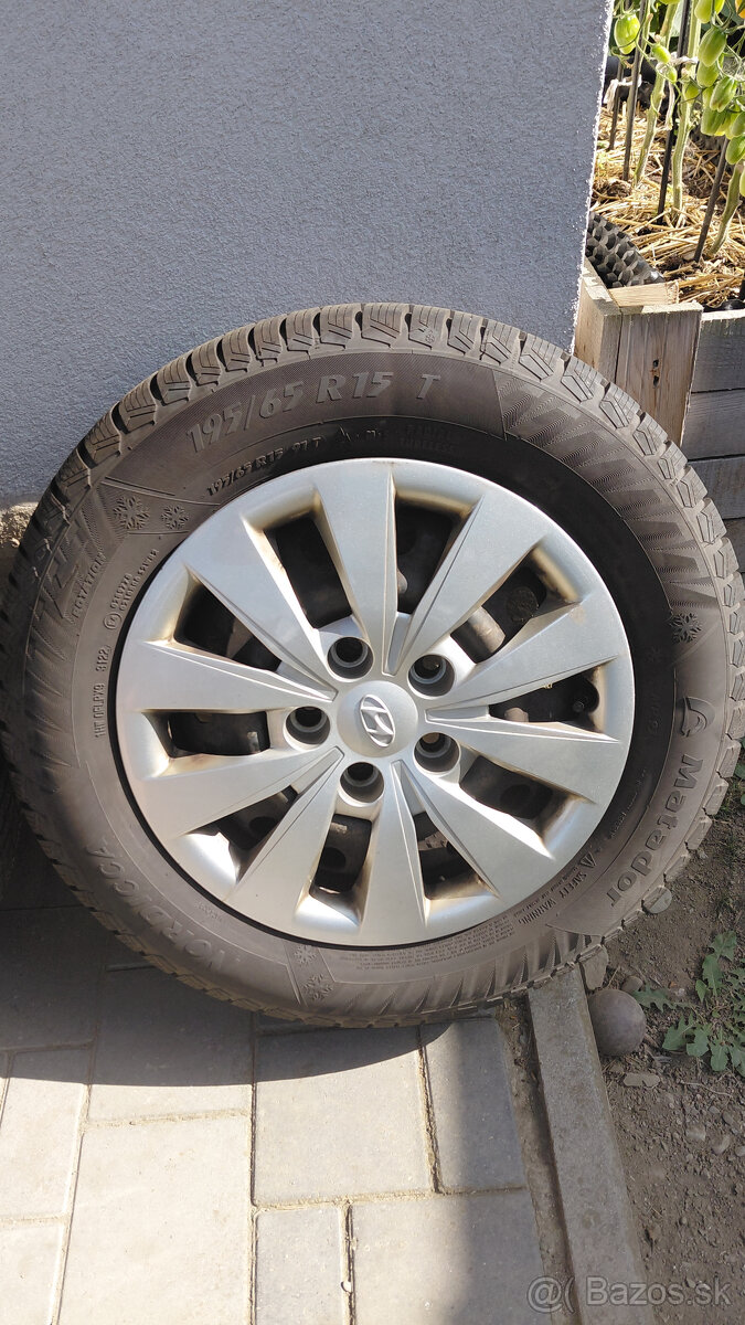 zimné pneumatiky 195/65 R 15 s oceľ. diskami