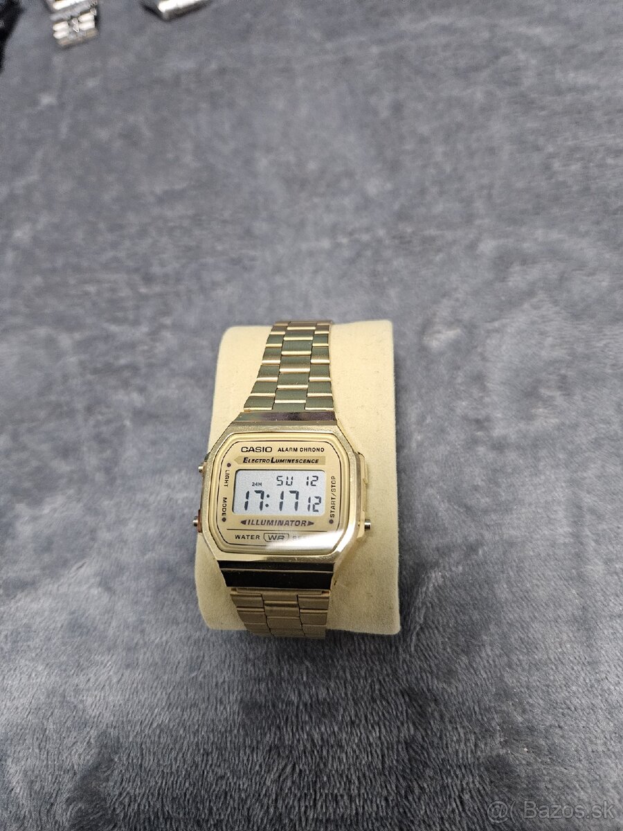 Casio A168WG-9WDF – zlaté