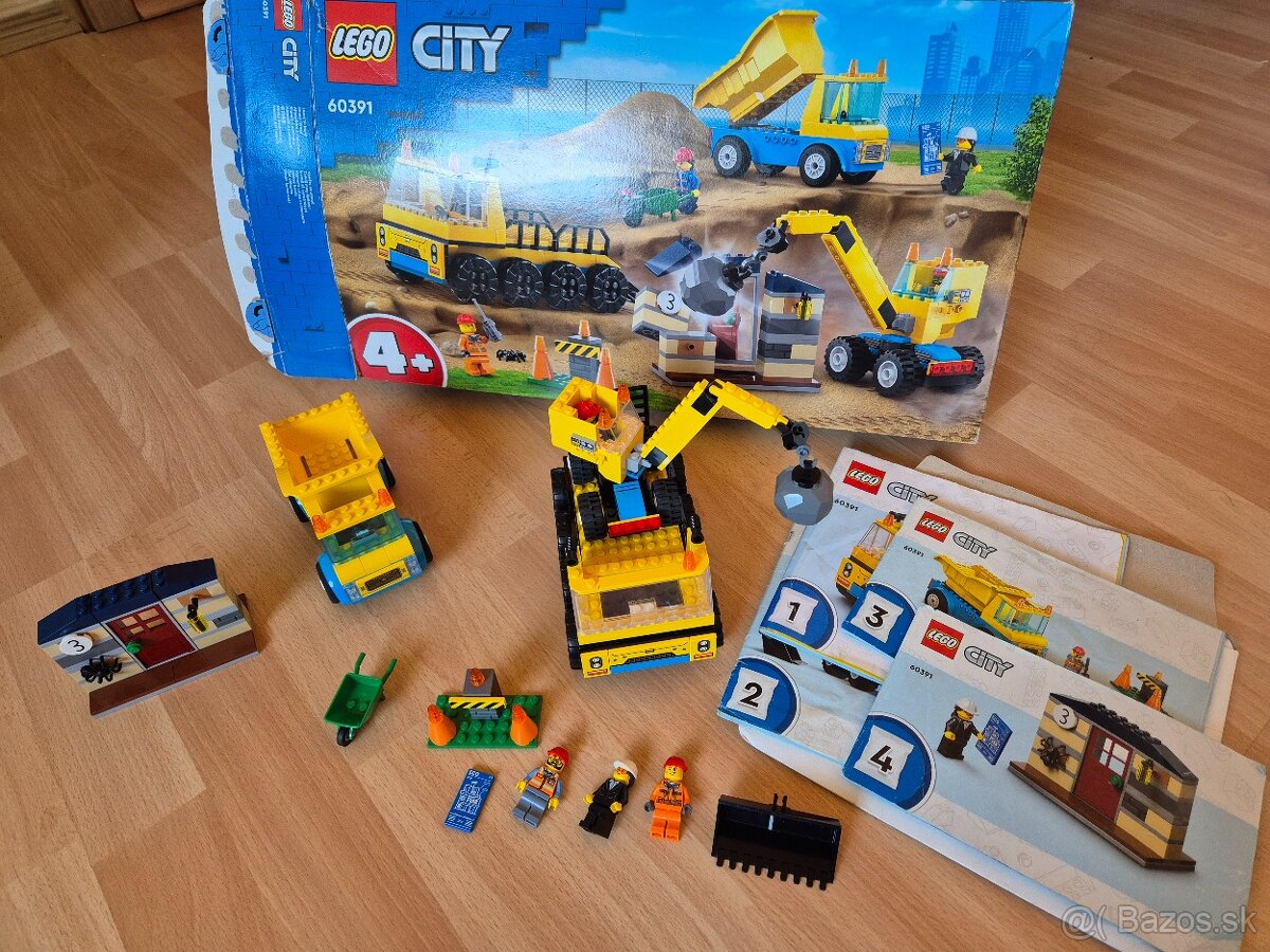 LEGO City 60391 Stavebné vozidla