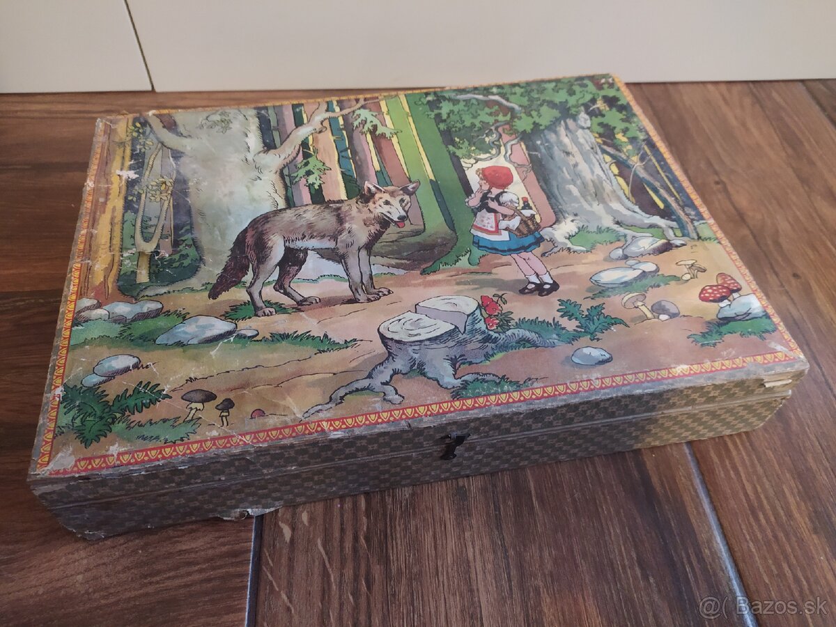 Drevené kocky z rozprávky do rozprávky 20te roky