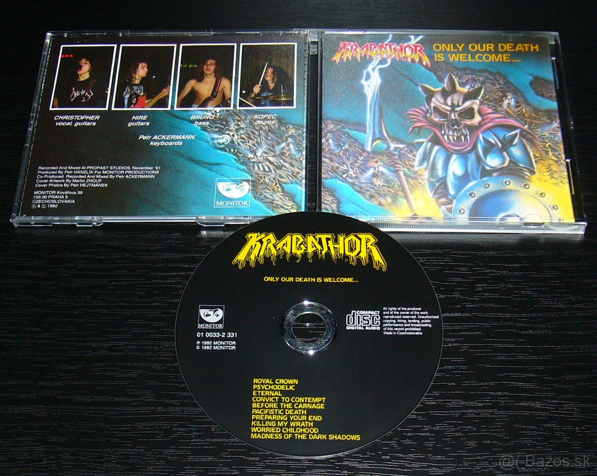 Kúpim orig.CD KRABATHOR - "Only Our Death Is Welcome... "