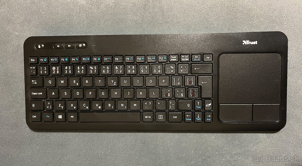Klávesnica Trust + Touchpad čierna