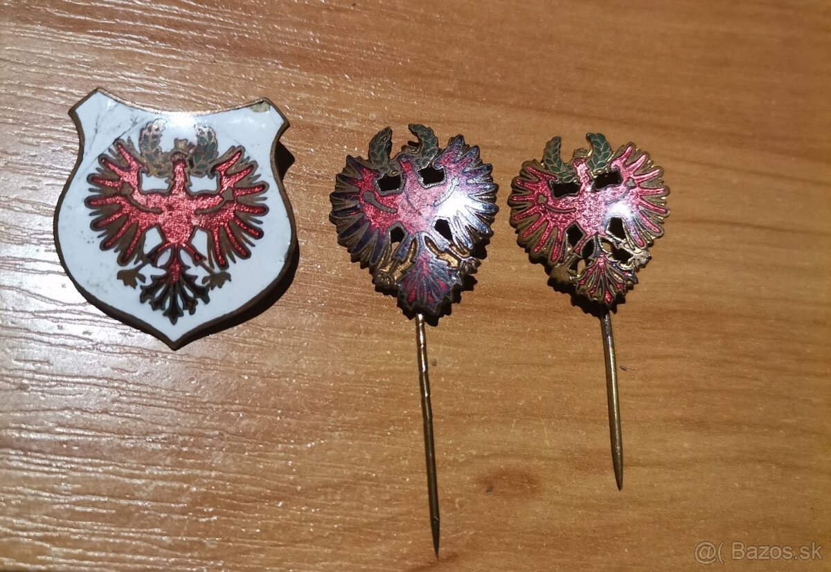 vojenské odznaky - patriotiká z Rakúsko - Uhorska