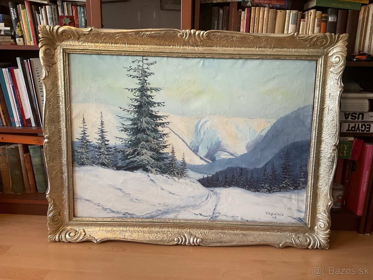 Predaj , olejomaľba