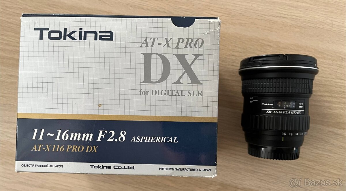 Objektiv Tokina 11–16mm F2.8 AT-X 116 PRO DX- Nikon bajonet