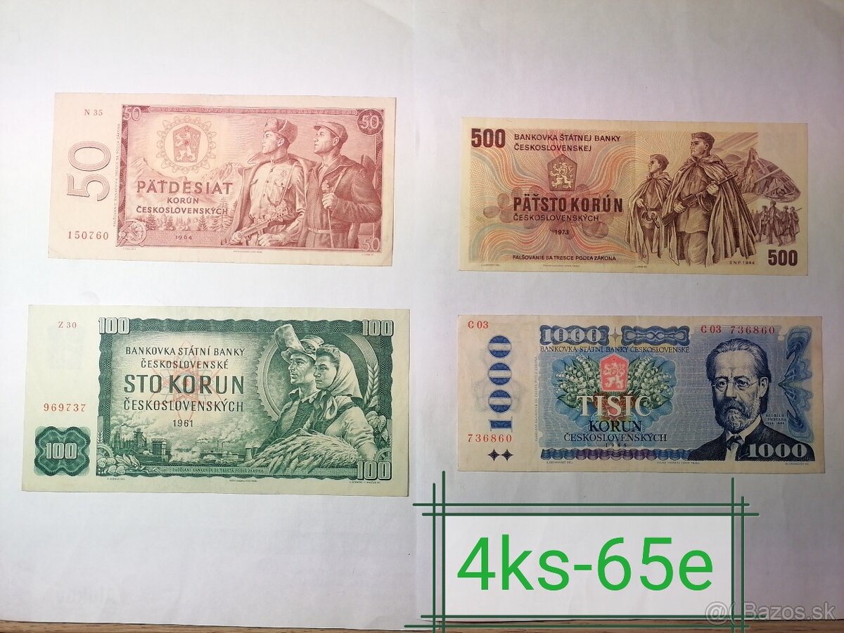 Československe bankovky