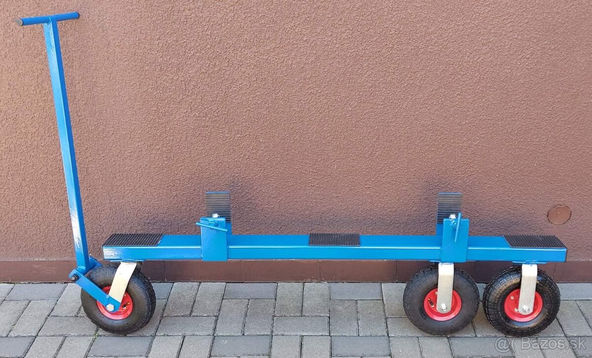 Vozík na prepravu žulových platní, kolobežka na cintorín, pr