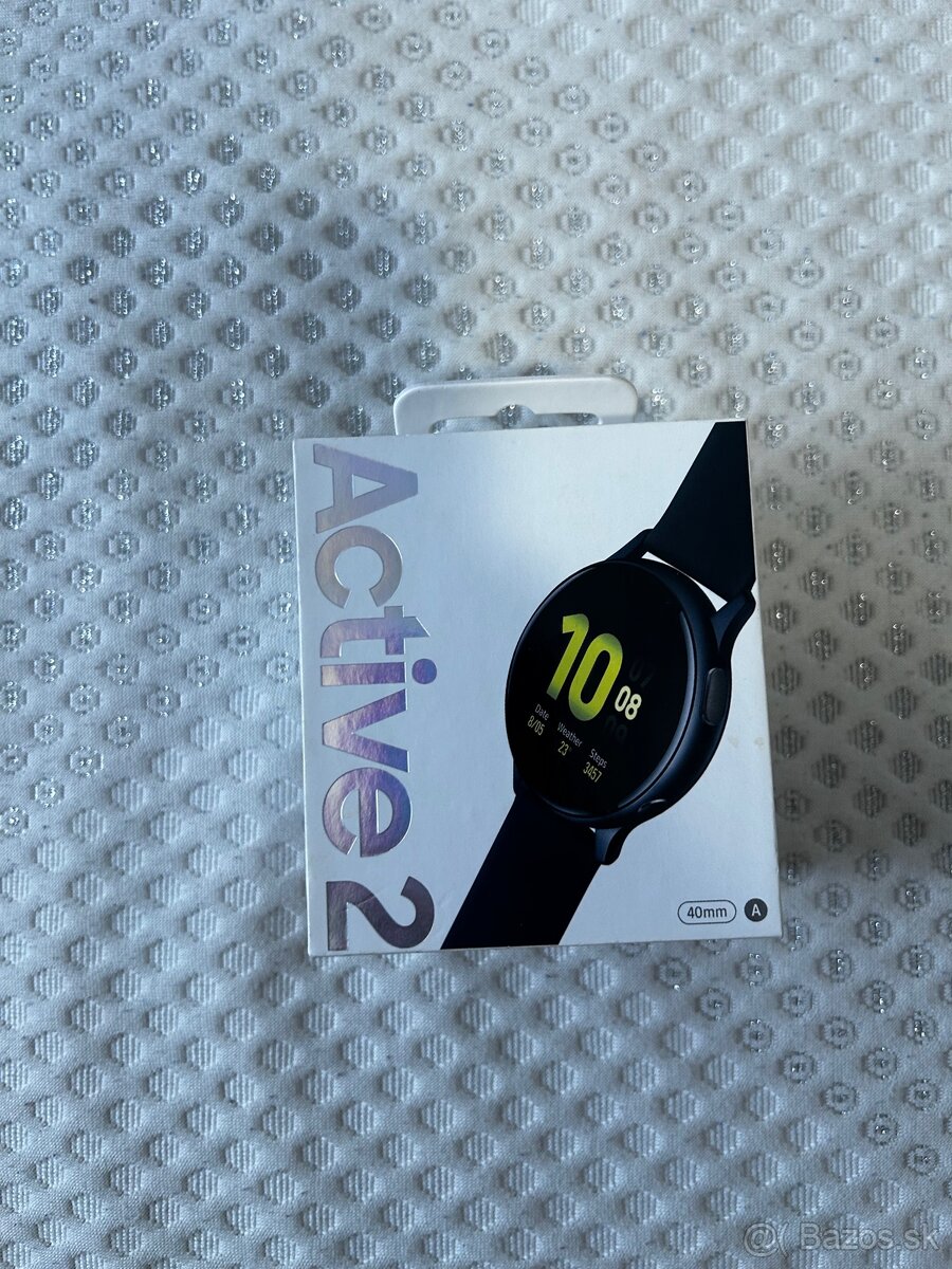 Samsung Galaxy Watch Active2 – 40 mm, čierne (hliníkové)